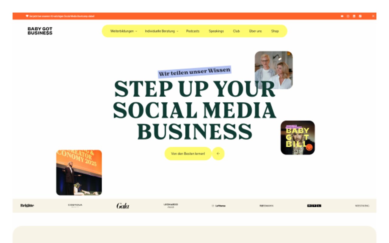 Baby got Business — Membership-Plattform von KL Design