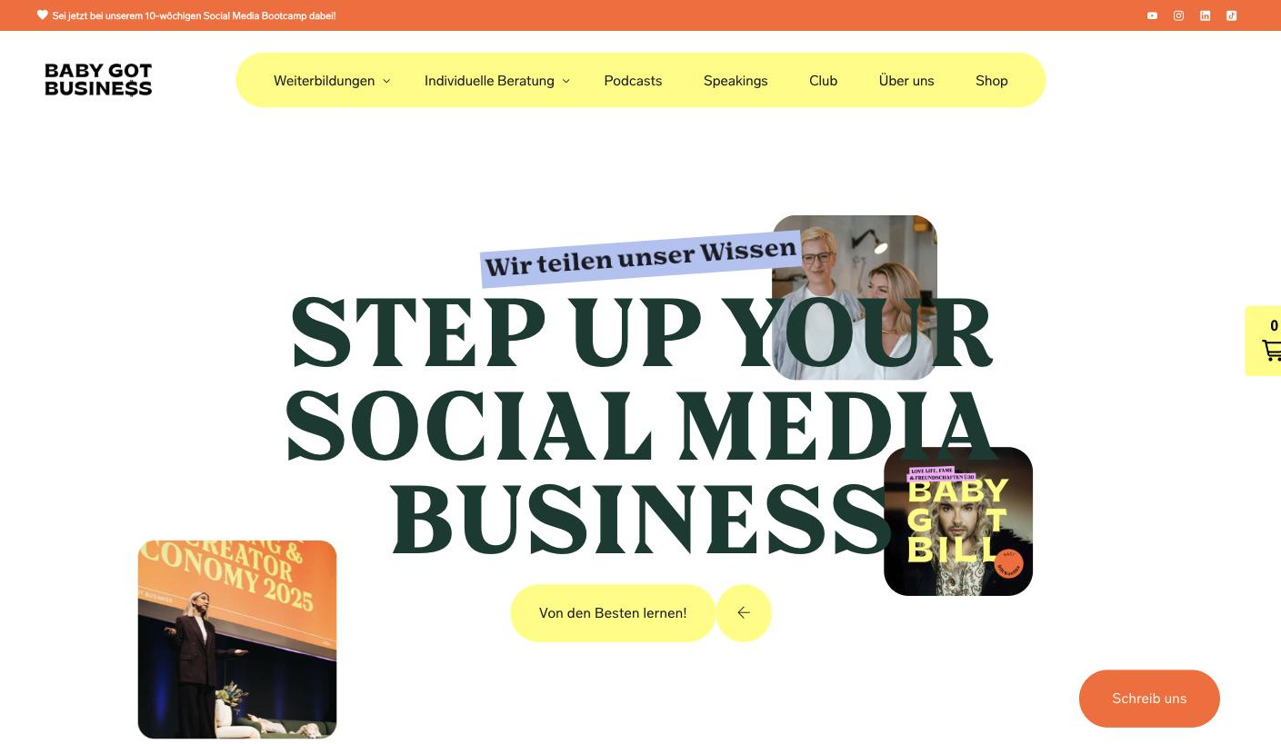 Baby got Business — Membership-Plattform von KL Design