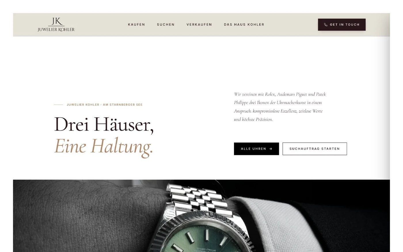 Juwelier Kohler · Relaunch — Projekt von KL Design